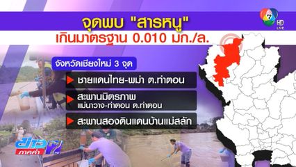 อันตรายพบสารหนูใน แม่น้ำกก