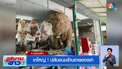 ขาใหญ่ ! ปล้นขนมร้านขายของชำ