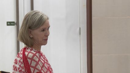 สมเด็จพระกนิษฐาธิราชเจ้า กรมสมเด็จพระเทพรัตนราชสุดา ฯ สยามบรมราชกุมารี พระราชทานพระราชวโรกาสให้ เอกอัครราชทูคสาธารณรัฐฟินแลนด์ประจำประเทศไทย เฝ้าทูลละอองพระบาท