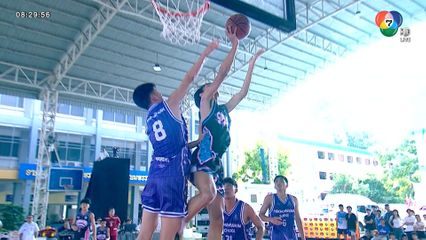 ภาพกีฬามันๆ : ช็อตชูตสวย ๆ บาสเกตบอล 3x3 แชมป์กีฬา 7HD ชิงแชมป์ภาคเหนือ