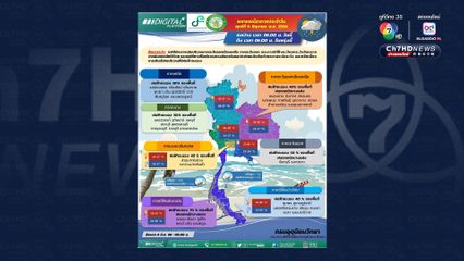 กรุงเทพฯ ปริมณฑล ฝน ร้อยละ 40 ของพื้นที่ ส่วนมากในช่วงระหว่างบ่ายถึงค่ำ