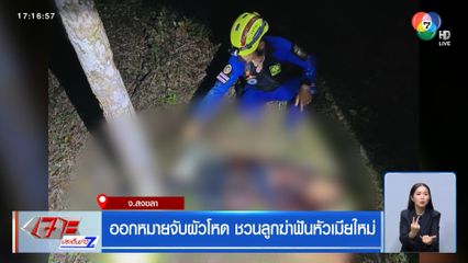 ออกหมายจับผัวโหด ชวนลูกฆ่าฟันหัวเมียใหม่