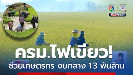 คืบหน้า ครม. ไฟเขียว! งบกลาง 1.3 พันล้านบาท ช่วยเกษตรกร
