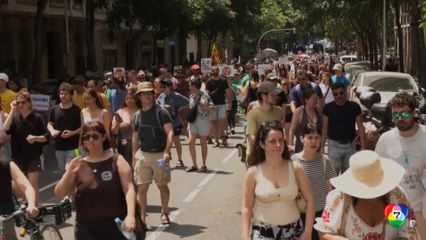 หลายประเทศในยุโรป ต้านนักท่องเที่ยวล้นเมือง