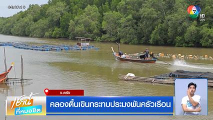 คลองตื้นเขินกระทบประมงพันครัวเรือน จ.ตรัง