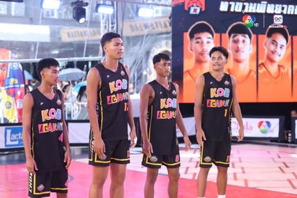 ภาพการแข่งขันบาสเกตบอล 3x3 นักเรียนชาย แชมป์กีฬา 7HD 2025 รอบชิงแชมป์ประเทศไทย