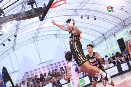 ภาพการแข่งขันบาสเกตบอล 3x3 นักเรียนชาย แชมป์กีฬา 7HD 2025 รอบชิงแชมป์ประเทศไทย