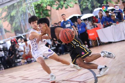 ภาพการแข่งขันบาสเกตบอล 3x3 นักเรียนชาย แชมป์กีฬา 7HD 2025 รอบชิงแชมป์ประเทศไทย