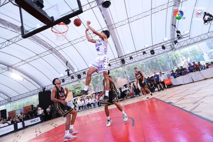 ภาพการแข่งขันบาสเกตบอล 3x3 นักเรียนชาย แชมป์กีฬา 7HD 2025 รอบชิงแชมป์ประเทศไทย