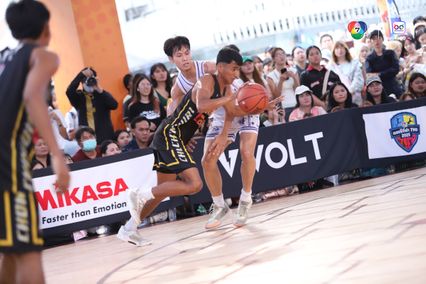 ภาพการแข่งขันบาสเกตบอล 3x3 นักเรียนชาย แชมป์กีฬา 7HD 2025 รอบชิงแชมป์ประเทศไทย