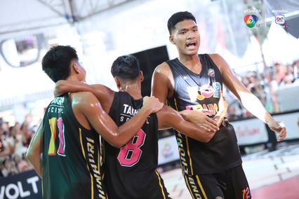 ภาพการแข่งขันบาสเกตบอล 3x3 นักเรียนชาย แชมป์กีฬา 7HD 2025 รอบชิงแชมป์ประเทศไทย