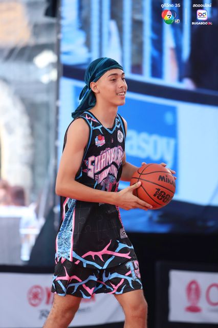 ภาพ SLAM DUNK CONTEST การแข่งขันบาสเกตบอล 3x3 นักเรียนชาย แชมป์กีฬา 7HD 2025