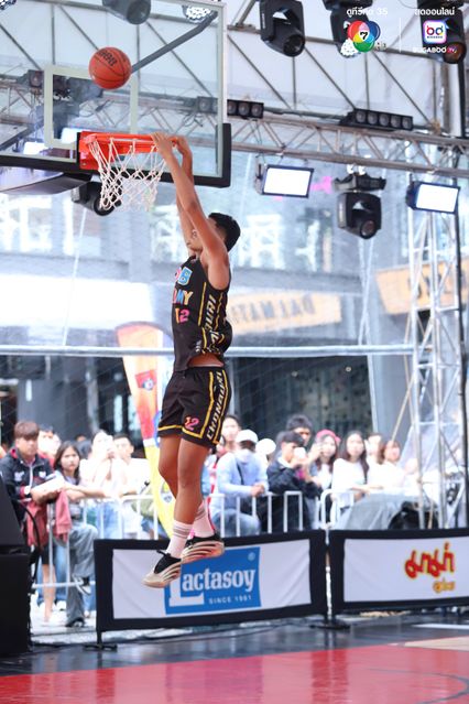 ภาพ SLAM DUNK CONTEST การแข่งขันบาสเกตบอล 3x3 นักเรียนชาย แชมป์กีฬา 7HD 2025