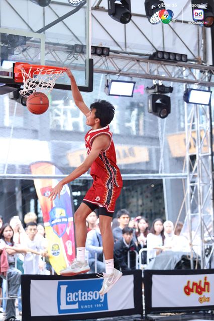 ภาพ SLAM DUNK CONTEST การแข่งขันบาสเกตบอล 3x3 นักเรียนชาย แชมป์กีฬา 7HD 2025