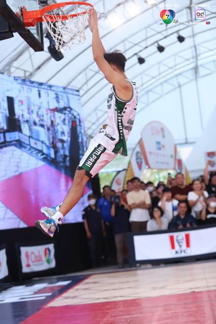 ภาพ SLAM DUNK CONTEST การแข่งขันบาสเกตบอล 3x3 นักเรียนชาย แชมป์กีฬา 7HD 2025