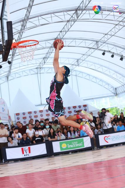 ภาพ SLAM DUNK CONTEST การแข่งขันบาสเกตบอล 3x3 นักเรียนชาย แชมป์กีฬา 7HD 2025