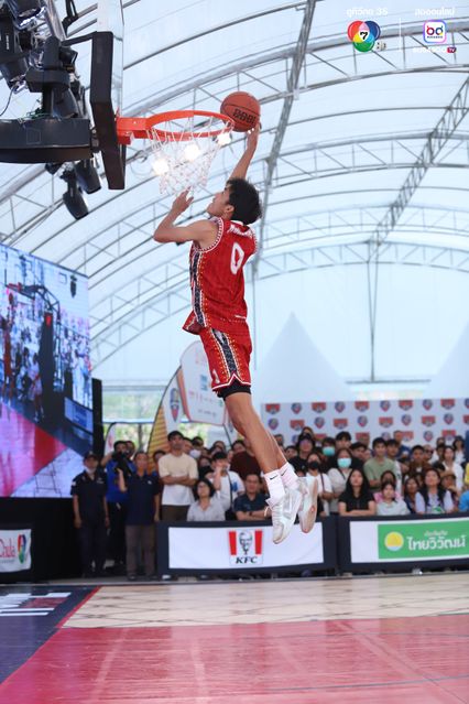 ภาพ SLAM DUNK CONTEST การแข่งขันบาสเกตบอล 3x3 นักเรียนชาย แชมป์กีฬา 7HD 2025