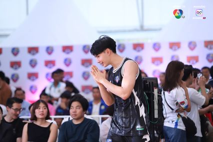 ภาพการแข่งขันบาสเกตบอล 3x3 คู่พิเศษ ในการแข่งขันบาสเกตบอล 3x3 นักเรียนชาย แชมป์กีฬา 7HD 2025