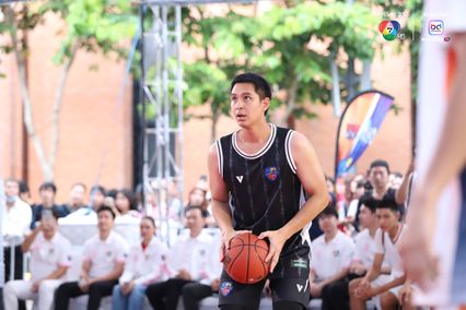 ภาพการแข่งขันบาสเกตบอล 3x3 คู่พิเศษ ในการแข่งขันบาสเกตบอล 3x3 นักเรียนชาย แชมป์กีฬา 7HD 2025