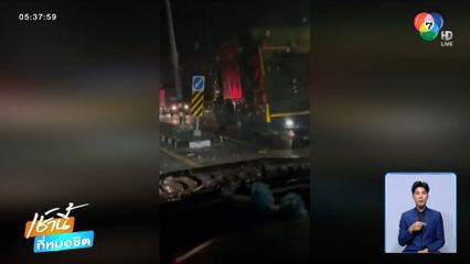 ผวา ! รถเก็บขยะ กทม.ขับหวาดเสียว