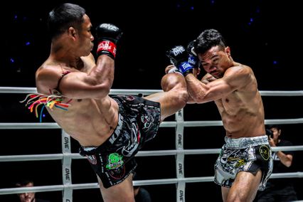 ONE ลุมพินี : แรมบ๊อง ส.เถระพัฒน์ ดวลเดือด สุริยันต์เล็ก พ.เย็นยิ่ง คู่เอกศึก ONE ลุมพินี 115