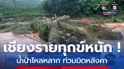 เฝ้าระวังน้ำป่า ฝนตกหนักหลายพื้นที่ จ.เชียงราย