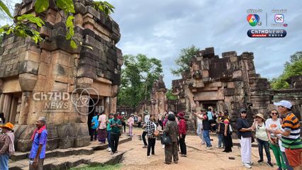 “ปราสาทตาเมือนธม” คึกคัก ! นักท่องเที่ยวชาวไทยแห่เที่ยวกว่า 5,000 คน