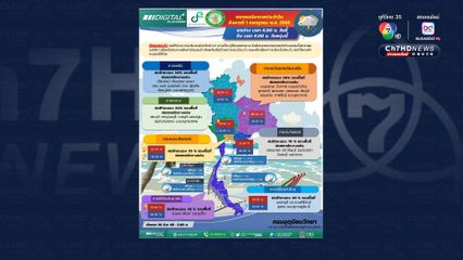 กรุงเทพฯ ปริมณฑล และภาคตะวันออก ร้อยละ 70 มีตกหนักบางแห่ง