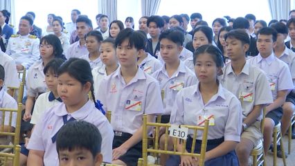 สมเด็จพระเจ้าน้องนางเธอ เจ้าฟ้าจุฬาภรณวลัยลักษณ์ อัครราชกุมารี กรมพระศรีสวางควัฒน วรขัตติยราชนารี ทรงเปิดนิทรรศการ "อวกาศ" โครงการประกวดจิตรกรรม "ทิพย์พิมานสืบสานสิริศิลป์" ครั้งที่ 2