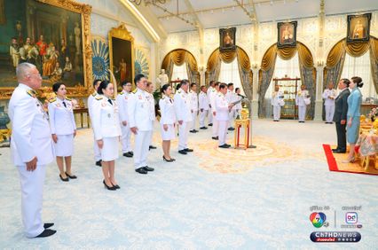 พระบาทสมเด็จพระเจ้าอยู่หัว พระราชทานพระราชดำรัส แก่ "ครม." แต่งตั้งใหม่