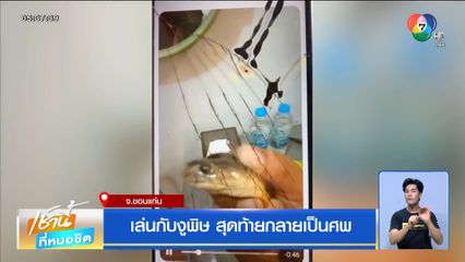 เล่นกับงูพิษ สุดท้ายกลายเป็นศพ