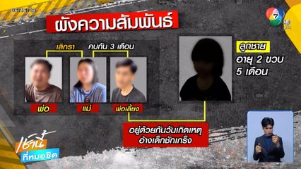 เด็กชาย อายุ 2 ขวบเศษตายปริศนา จ.นนทบุรี