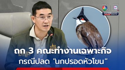อธิบดีกรมอุทยานฯ ประชุม 3 คณะทำงานเฉพาะกิจ กรณีปลด "นกปรอดหัวโขน" ออกจากบัญชีสัตว์ป่าคุ้มครอง