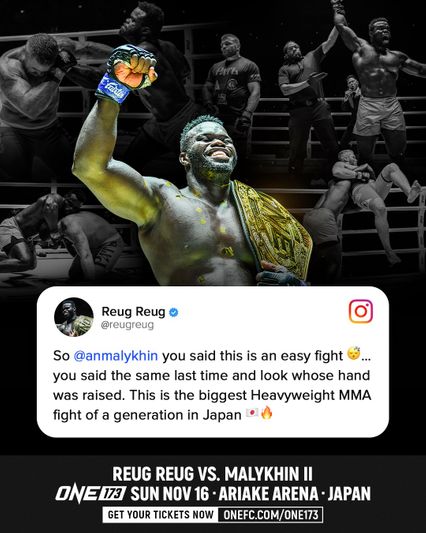 ONE Championship : รุง รุง เดือดอยากซัด อนาโตลี มาลีคิน ชิงความเป็นหนึ่งรุ่นเฮฟวีเวต