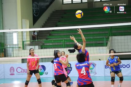 ประมวลภาพ วอลเลย์บอล แชมป์กีฬา 7HD 2025 : เทพมงคลรังษี 3-0 สตรีนนทบุรี