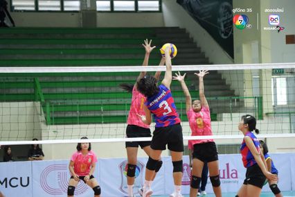 ประมวลภาพ วอลเลย์บอล แชมป์กีฬา 7HD 2025 : เทพมงคลรังษี 3-0 สตรีนนทบุรี