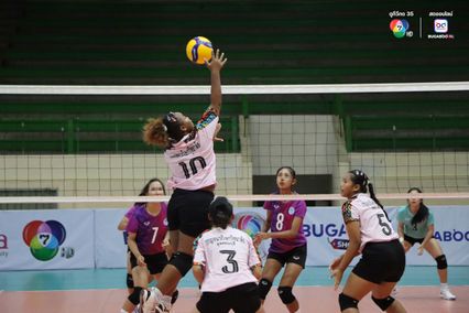 ประมวลภาพ วอลเลย์บอล แชมป์กีฬา 7HD 2025 : กีฬาเทศบาลเมืองร้อยเอ็ด 3-0 กาญจนาภิเษกวิทยาลัย สุพรรณบุรี