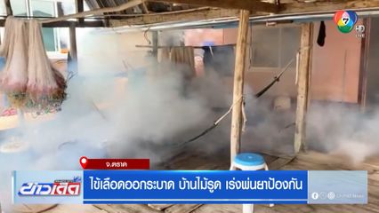 ไข้เลือดออกระบาด บ้านไม้รูด เร่งพ่นยาป้องกัน