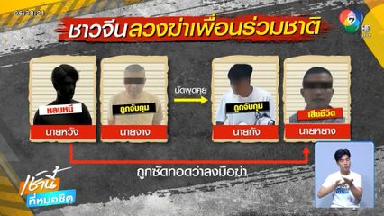 ชาวจีนลวงเพื่อนร่วมชาติฆ่าหมกป่า จ.เชียงใหม่