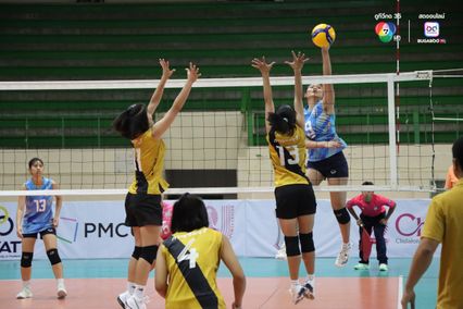 ประมวลภาพ วอลเลย์บอล แชมป์กีฬา 7HD 2025 : เทพมงคลรังษี 3-0 กาญจนาภิเษกวิทยาลัย เพชรบูรณ์