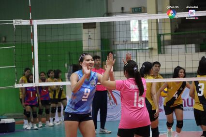 ประมวลภาพ วอลเลย์บอล แชมป์กีฬา 7HD 2025 : เทพมงคลรังษี 3-0 กาญจนาภิเษกวิทยาลัย เพชรบูรณ์