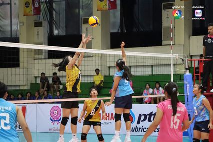 ประมวลภาพ วอลเลย์บอล แชมป์กีฬา 7HD 2025 : เทพมงคลรังษี 3-0 กาญจนาภิเษกวิทยาลัย เพชรบูรณ์