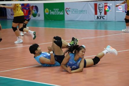 ประมวลภาพ วอลเลย์บอล แชมป์กีฬา 7HD 2025 : เทพมงคลรังษี 3-0 กาญจนาภิเษกวิทยาลัย เพชรบูรณ์