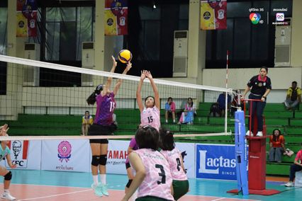 ประมวลภาพ วอลเลย์บอล แชมป์กีฬา 7HD 2025 : วังจันทร์วิทยา 3-0 กีฬาเทศบาลเมืองร้อยเอ็ด