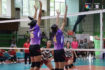 ประมวลภาพ วอลเลย์บอล แชมป์กีฬา 7HD 2025 : กีฬานครนนท์วิทยา 6 3-0 วังจันทร์วิทยา