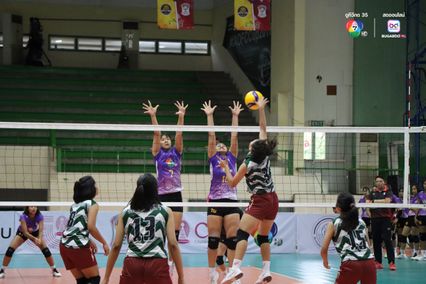 ประมวลภาพ วอลเลย์บอล แชมป์กีฬา 7HD 2025 : กีฬานครนนท์วิทยา 6 3-0 วังจันทร์วิทยา