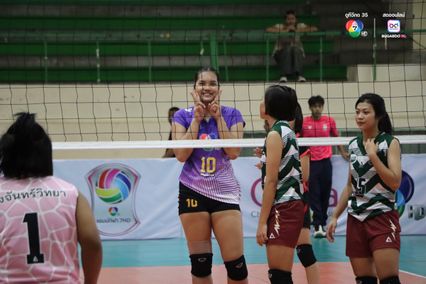 ประมวลภาพ วอลเลย์บอล แชมป์กีฬา 7HD 2025 : กีฬานครนนท์วิทยา 6 3-0 วังจันทร์วิทยา