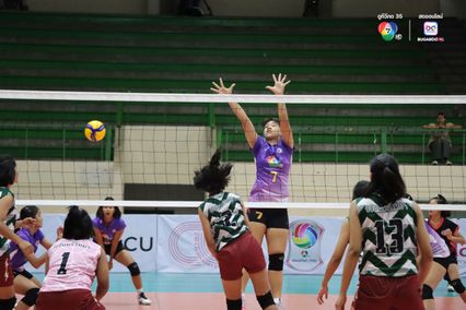 ประมวลภาพ วอลเลย์บอล แชมป์กีฬา 7HD 2025 : กีฬานครนนท์วิทยา 6 3-0 วังจันทร์วิทยา