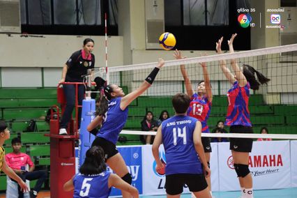 ประมวลภาพ วอลเลย์บอล แชมป์กีฬา 7HD 2025 : กีฬาจังหวัดอ่างทอง 0-3 เทพมงคลรังษี