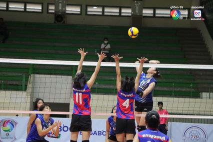 ประมวลภาพ วอลเลย์บอล แชมป์กีฬา 7HD 2025 : กีฬาจังหวัดอ่างทอง 0-3 เทพมงคลรังษี